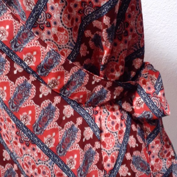 CATO Wraparound and Tie Style Top Shirt Blouse - Size Medium - Picture 4 of 8